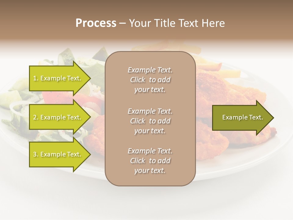 French Fries Plate Meal PowerPoint Template