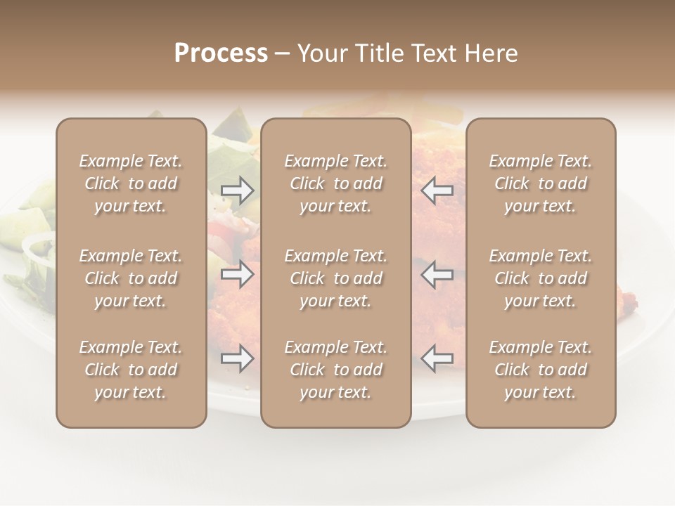 French Fries Plate Meal PowerPoint Template