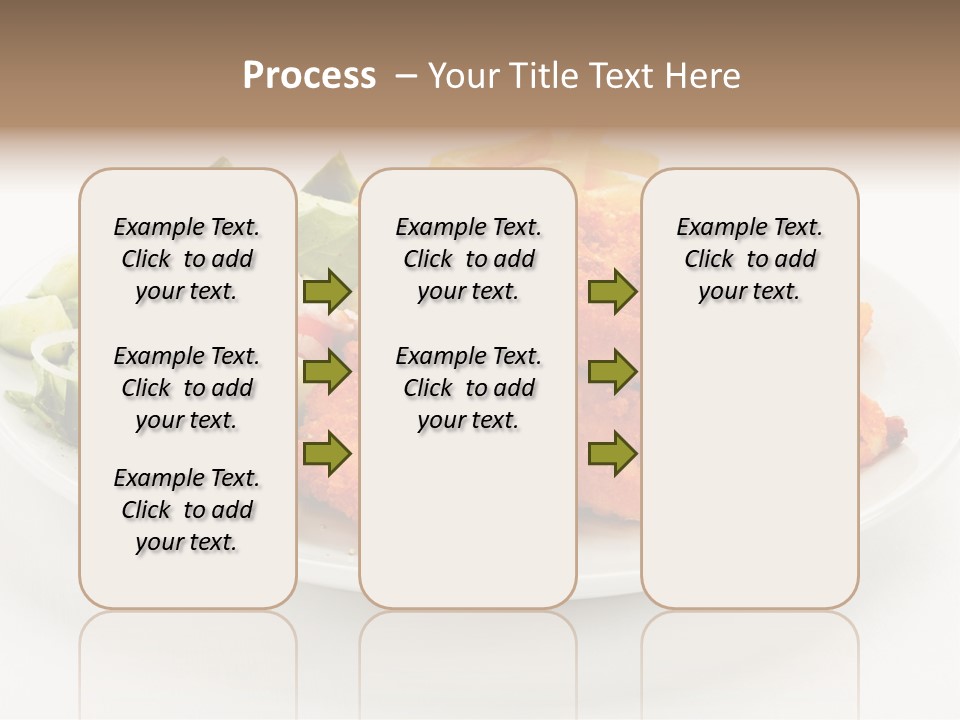 French Fries Plate Meal PowerPoint Template