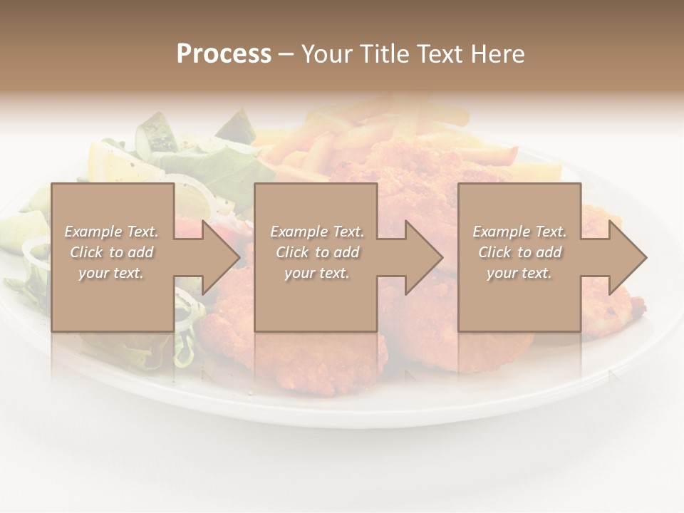 French Fries Plate Meal PowerPoint Template