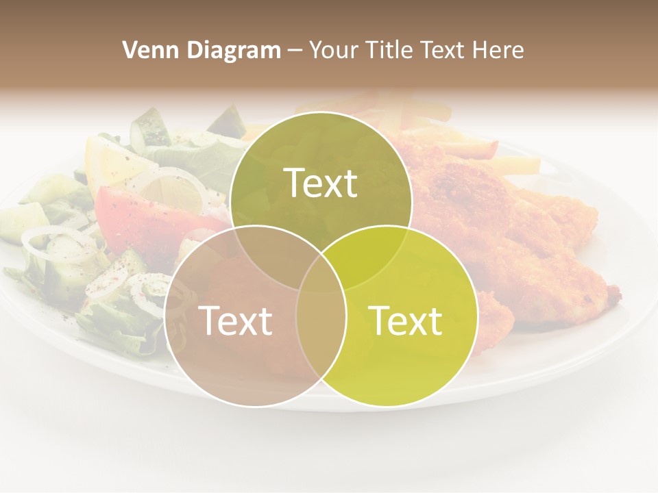 French Fries Plate Meal PowerPoint Template
