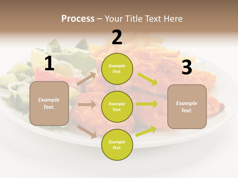French Fries Plate Meal PowerPoint Template