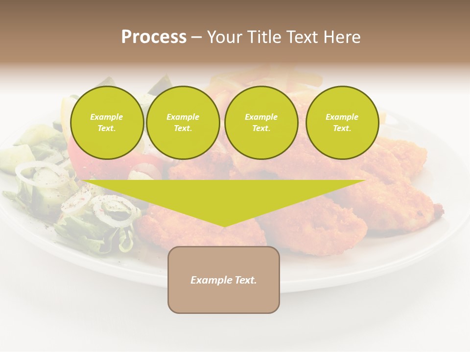 French Fries Plate Meal PowerPoint Template