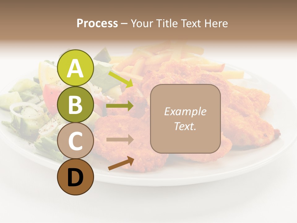 French Fries Plate Meal PowerPoint Template