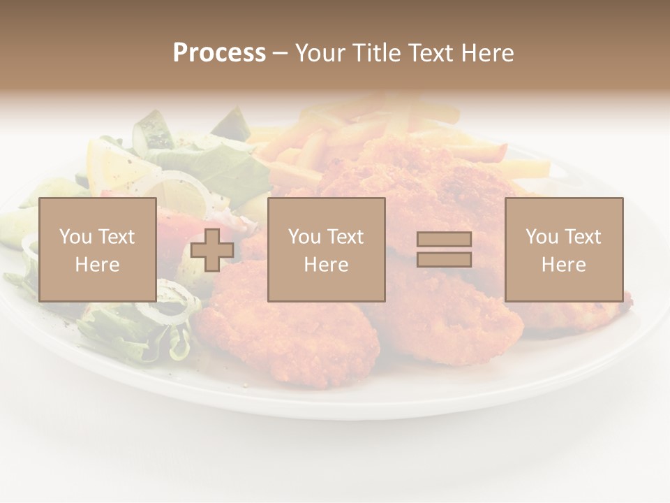 French Fries Plate Meal PowerPoint Template