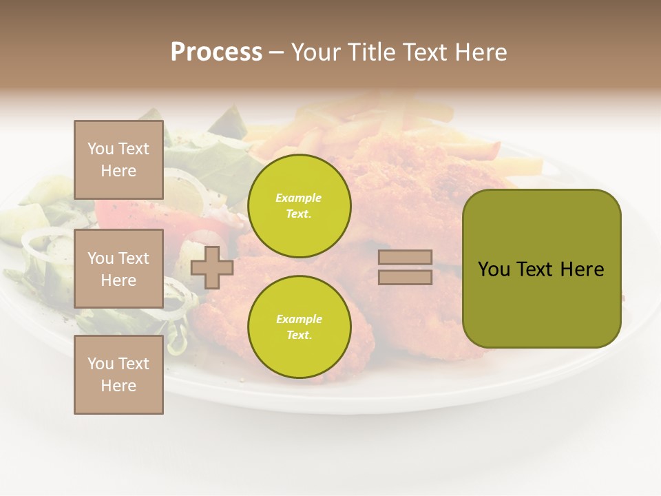 French Fries Plate Meal PowerPoint Template