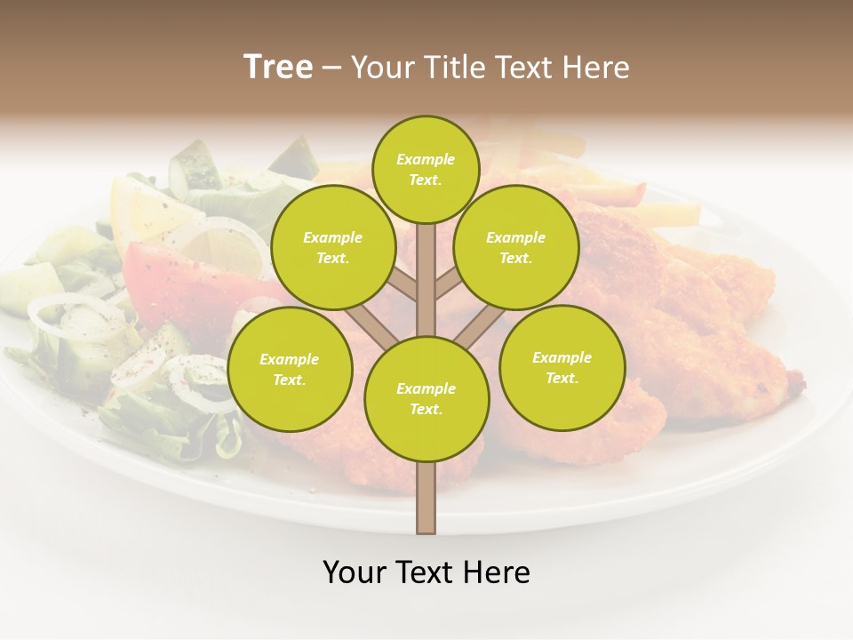 French Fries Plate Meal PowerPoint Template