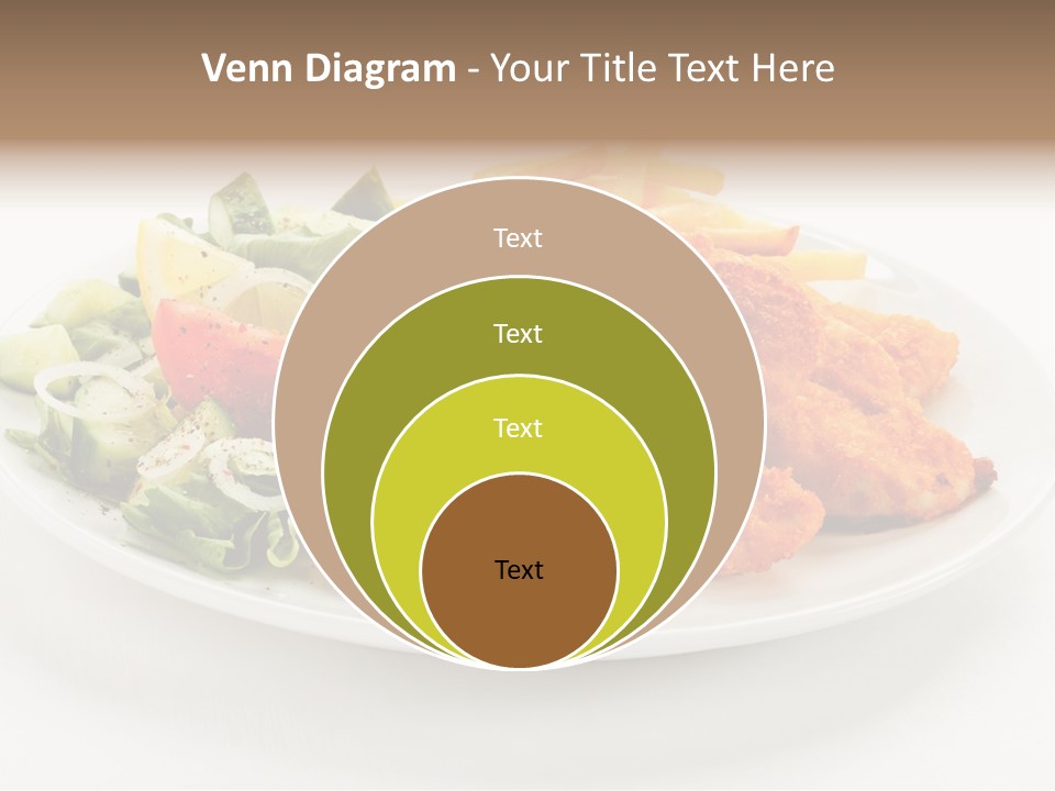 French Fries Plate Meal PowerPoint Template