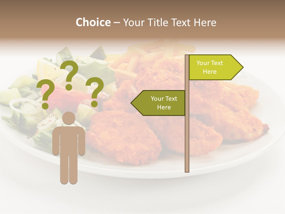 French Fries Plate Meal PowerPoint Template