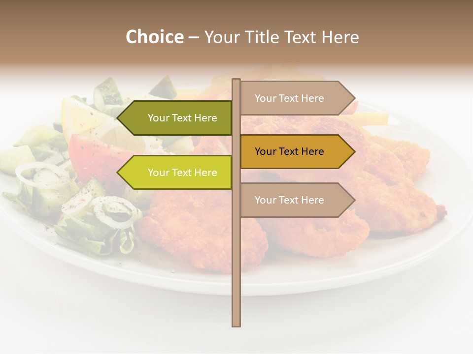 French Fries Plate Meal PowerPoint Template