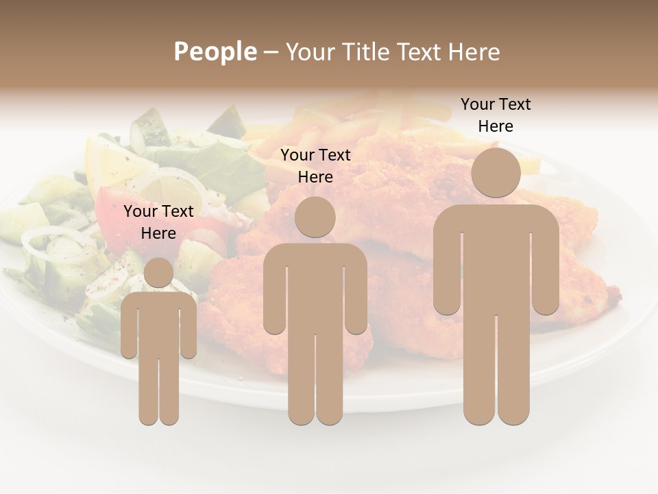 French Fries Plate Meal PowerPoint Template