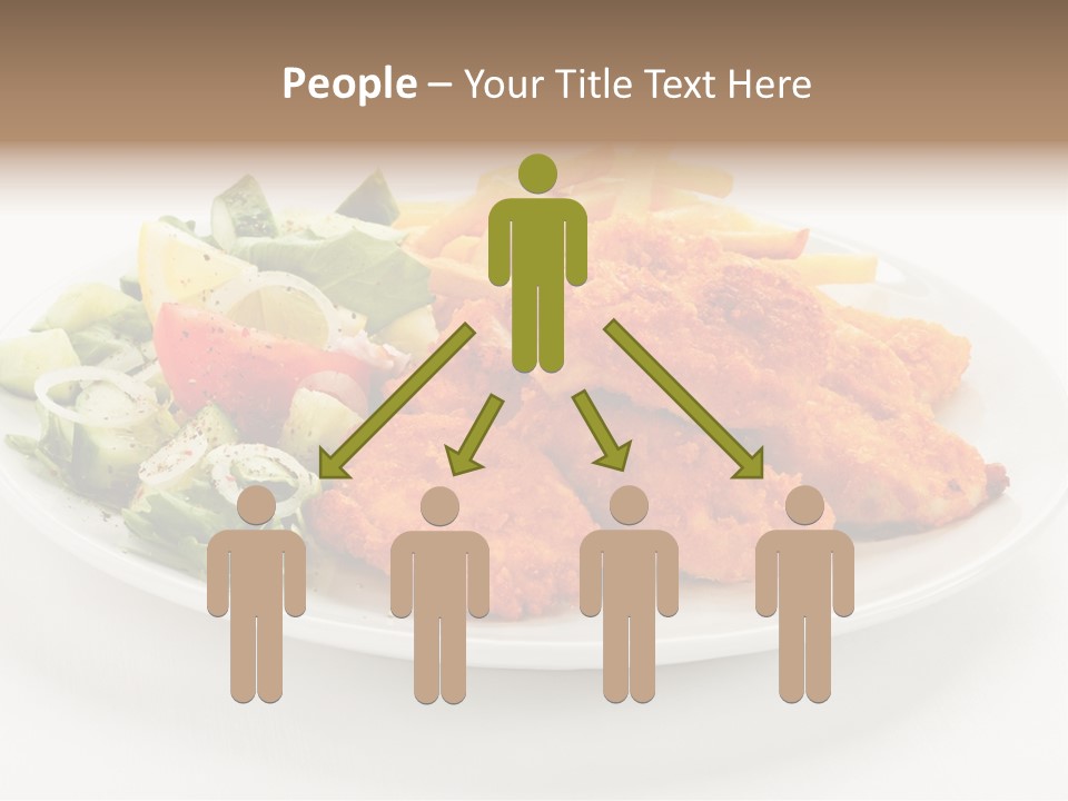 French Fries Plate Meal PowerPoint Template