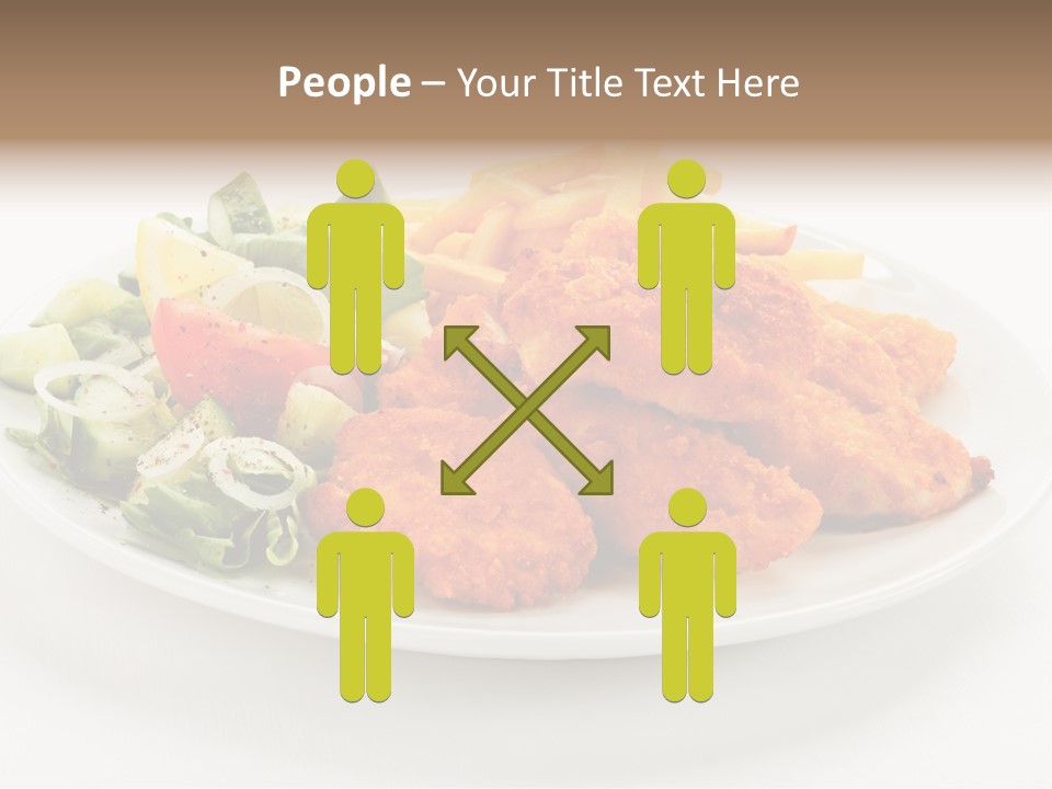 French Fries Plate Meal PowerPoint Template