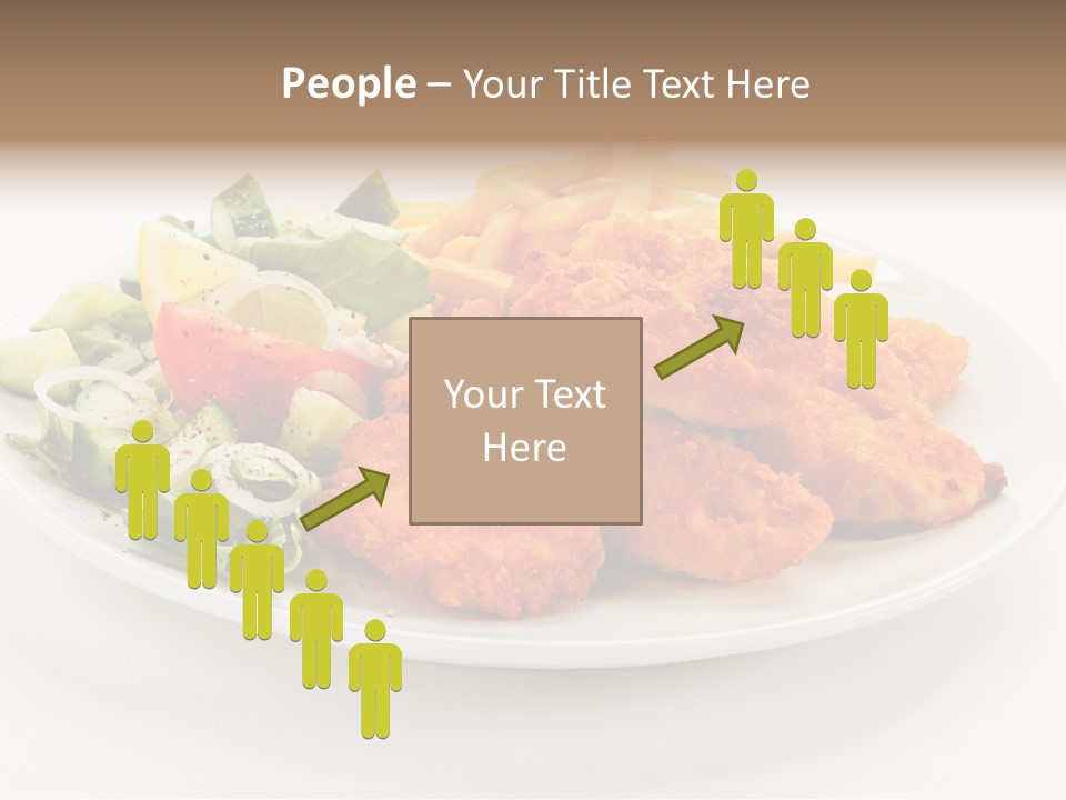 French Fries Plate Meal PowerPoint Template