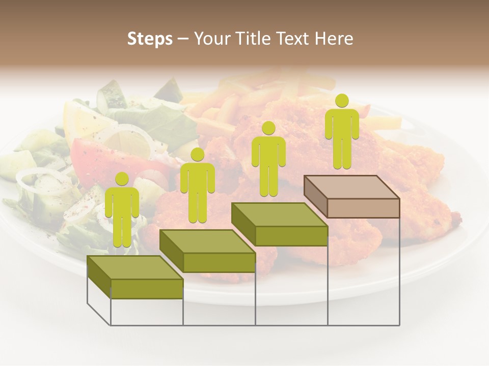 French Fries Plate Meal PowerPoint Template