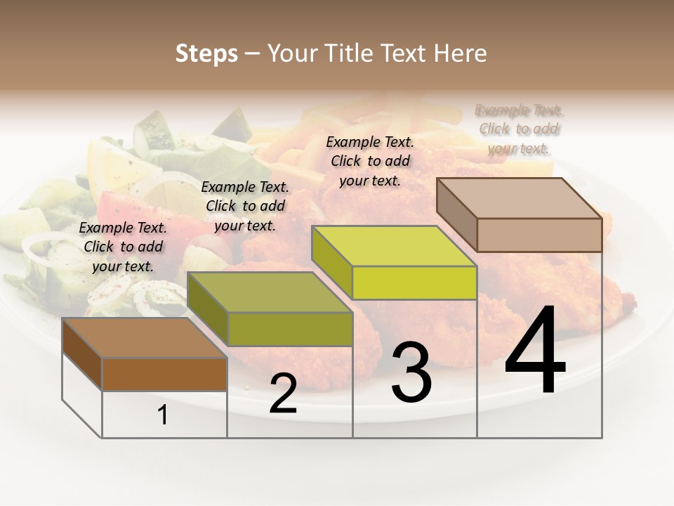 French Fries Plate Meal PowerPoint Template