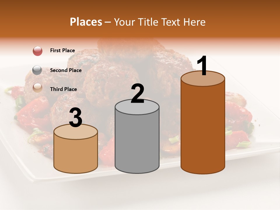 Delicious Dinner Close Up PowerPoint Template