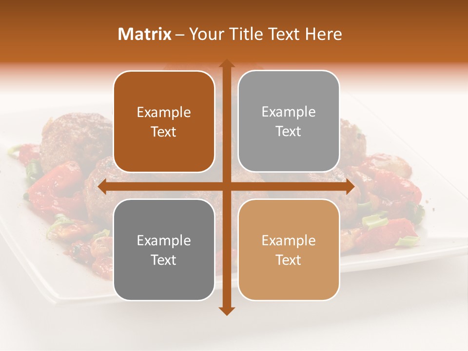 Delicious Dinner Close Up PowerPoint Template