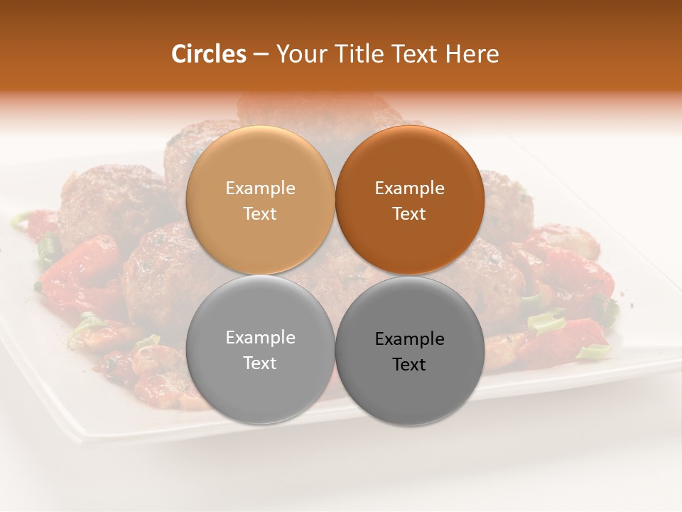 Delicious Dinner Close Up PowerPoint Template