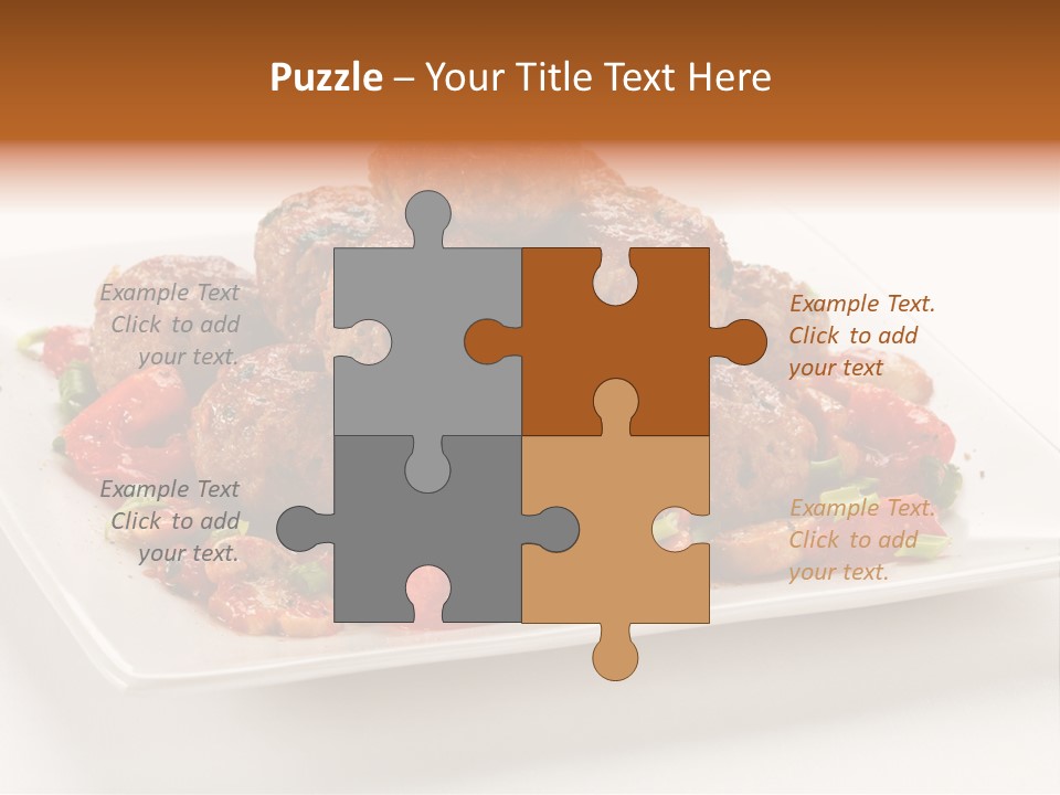 Delicious Dinner Close Up PowerPoint Template