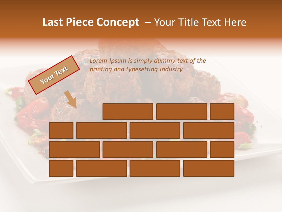 Delicious Dinner Close Up PowerPoint Template