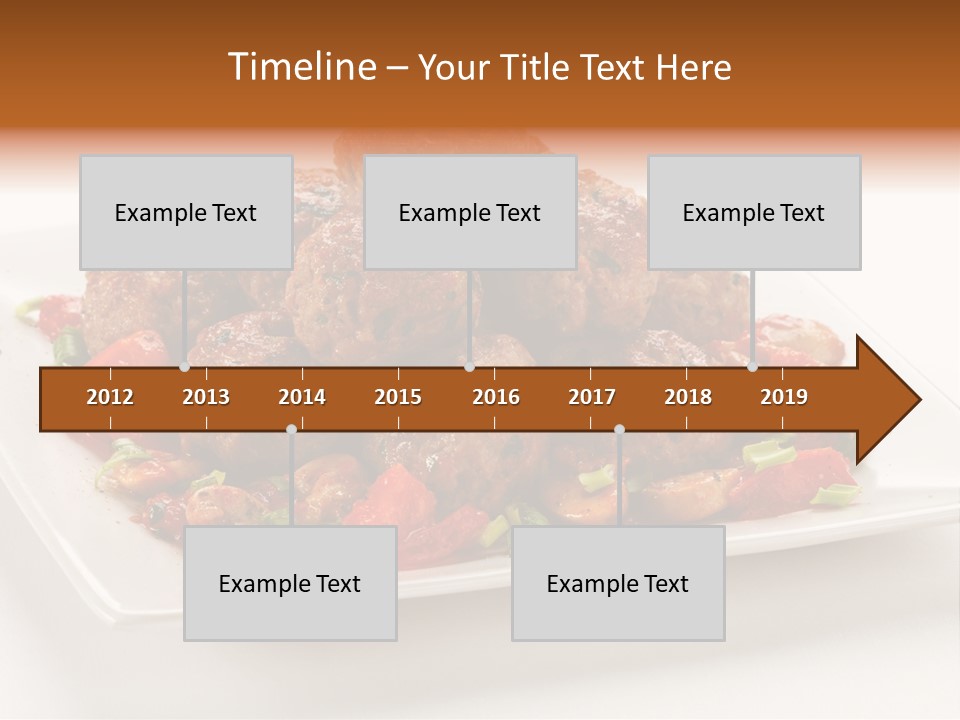 Delicious Dinner Close Up PowerPoint Template
