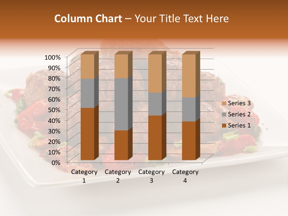 Delicious Dinner Close Up PowerPoint Template