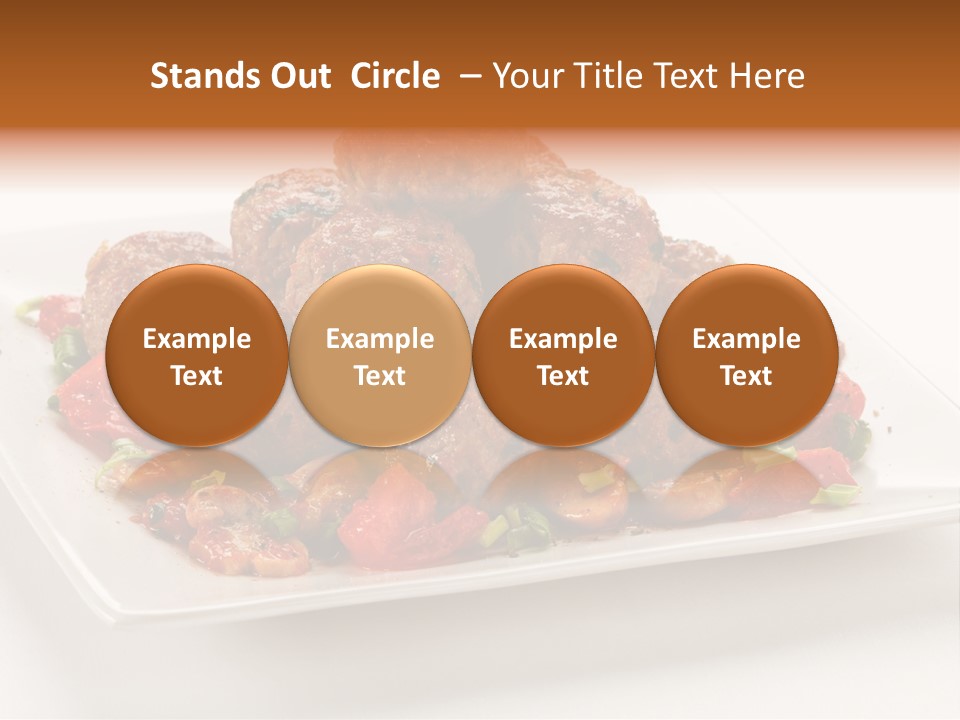Delicious Dinner Close Up PowerPoint Template