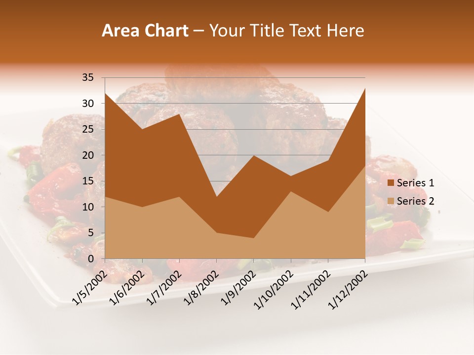 Delicious Dinner Close Up PowerPoint Template