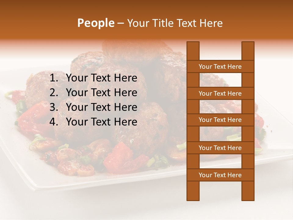 Delicious Dinner Close Up PowerPoint Template