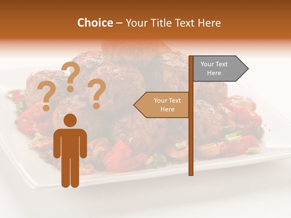 Delicious Dinner Close Up PowerPoint Template