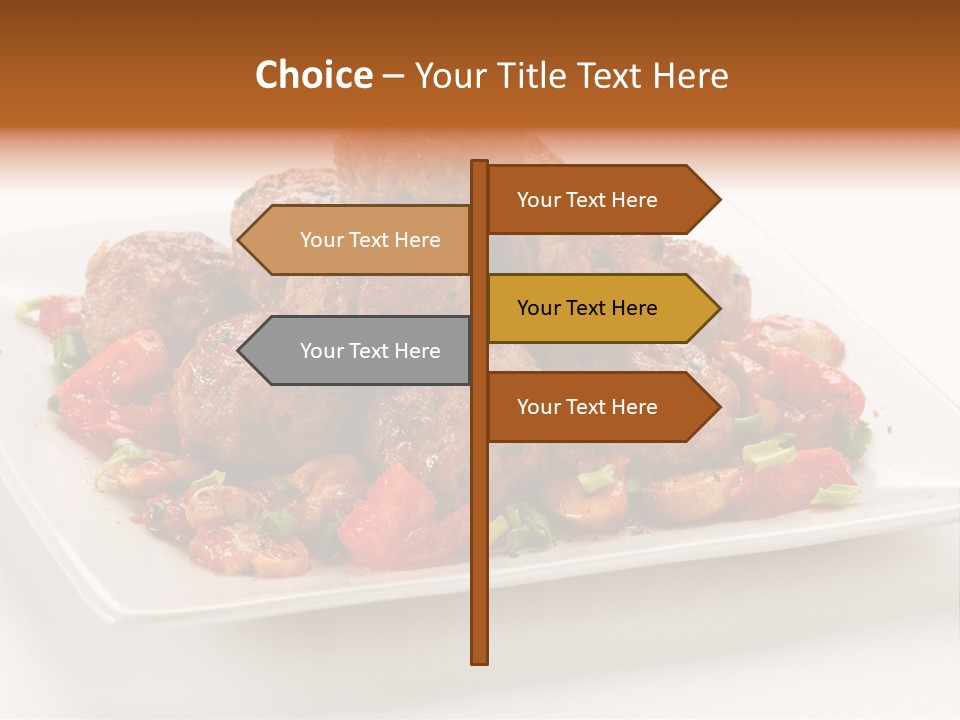 Delicious Dinner Close Up PowerPoint Template