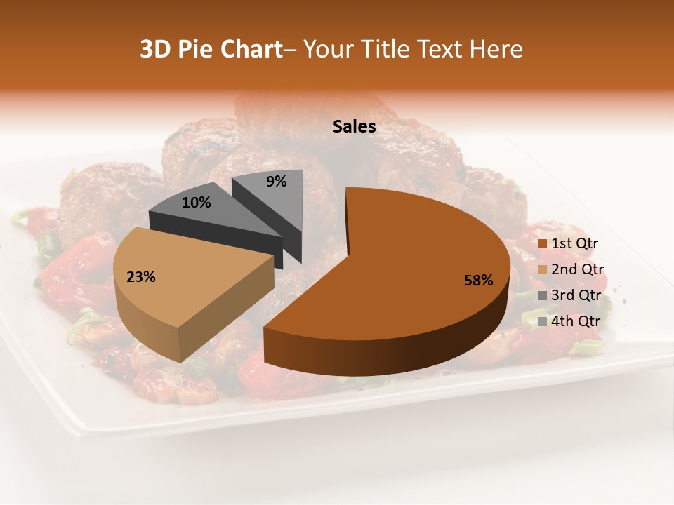 Delicious Dinner Close Up PowerPoint Template
