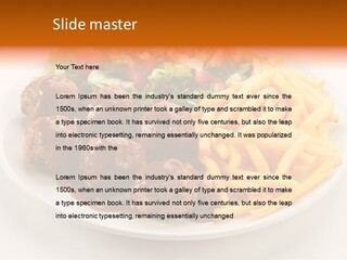 Beef Grilled Appetiser PowerPoint Template