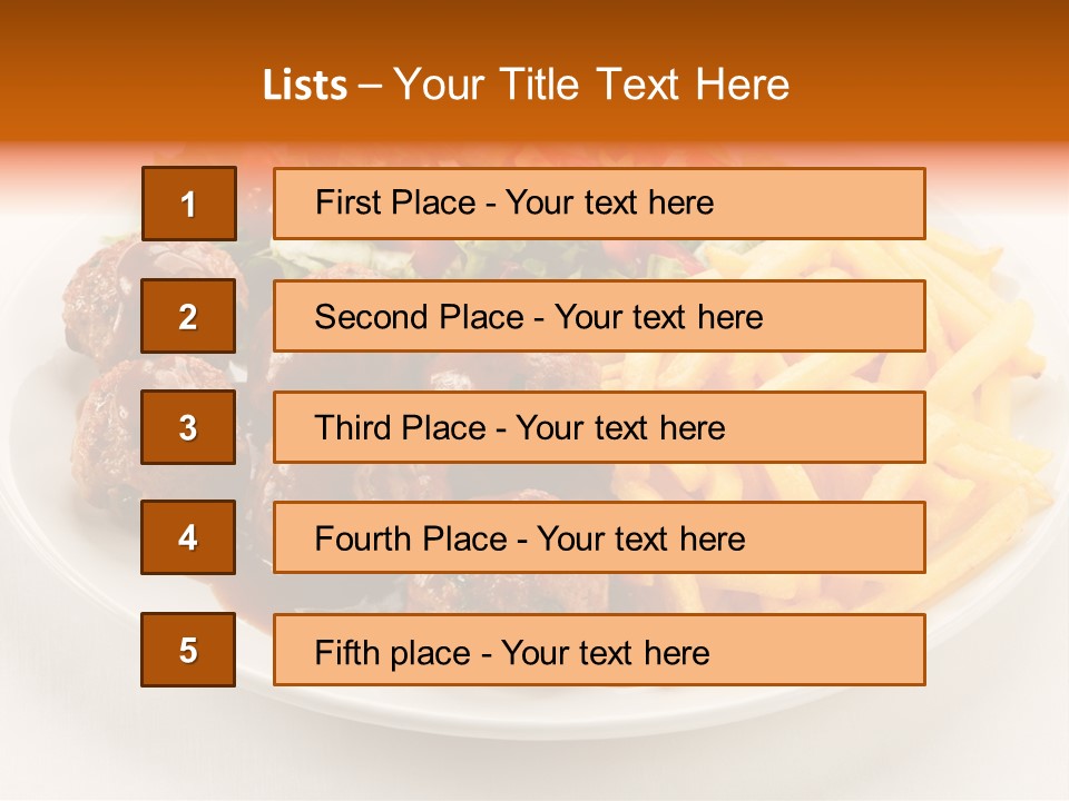 Beef Grilled Appetiser PowerPoint Template