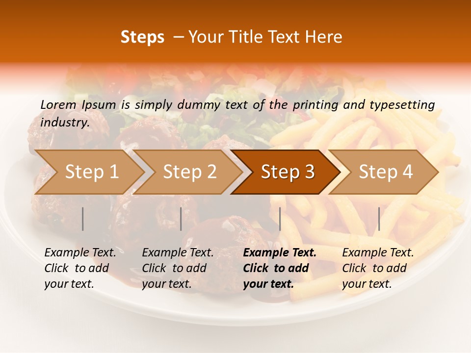 Beef Grilled Appetiser PowerPoint Template