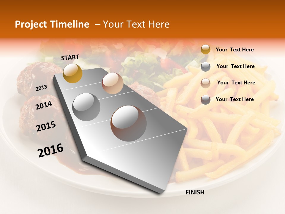 Beef Grilled Appetiser PowerPoint Template