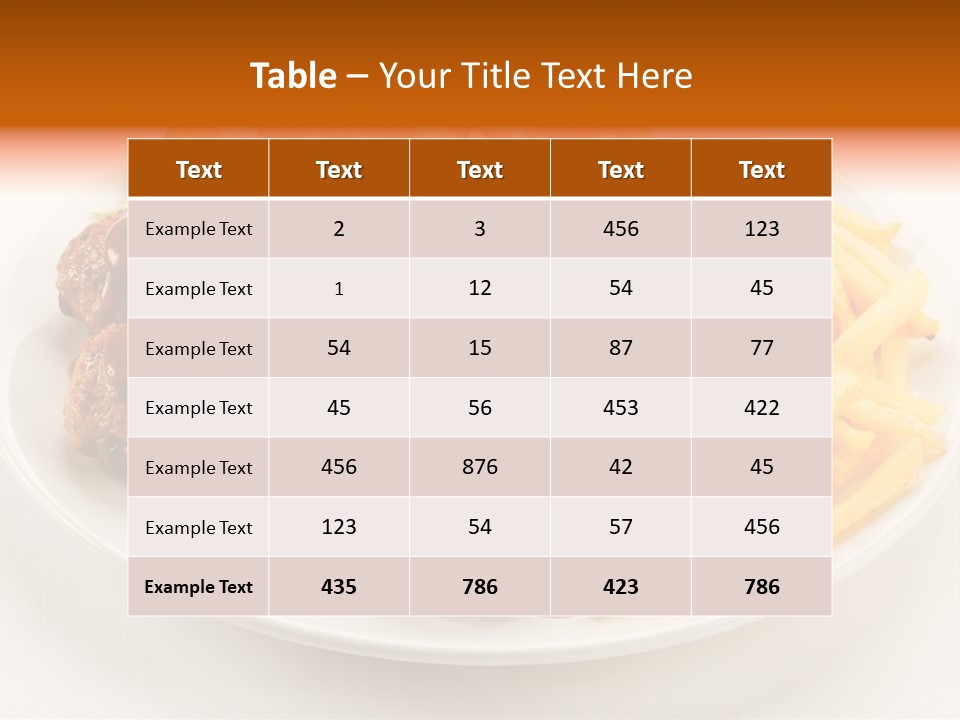 Beef Grilled Appetiser PowerPoint Template