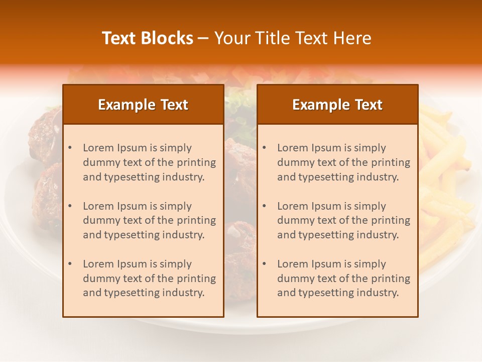 Beef Grilled Appetiser PowerPoint Template