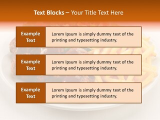 Beef Grilled Appetiser PowerPoint Template