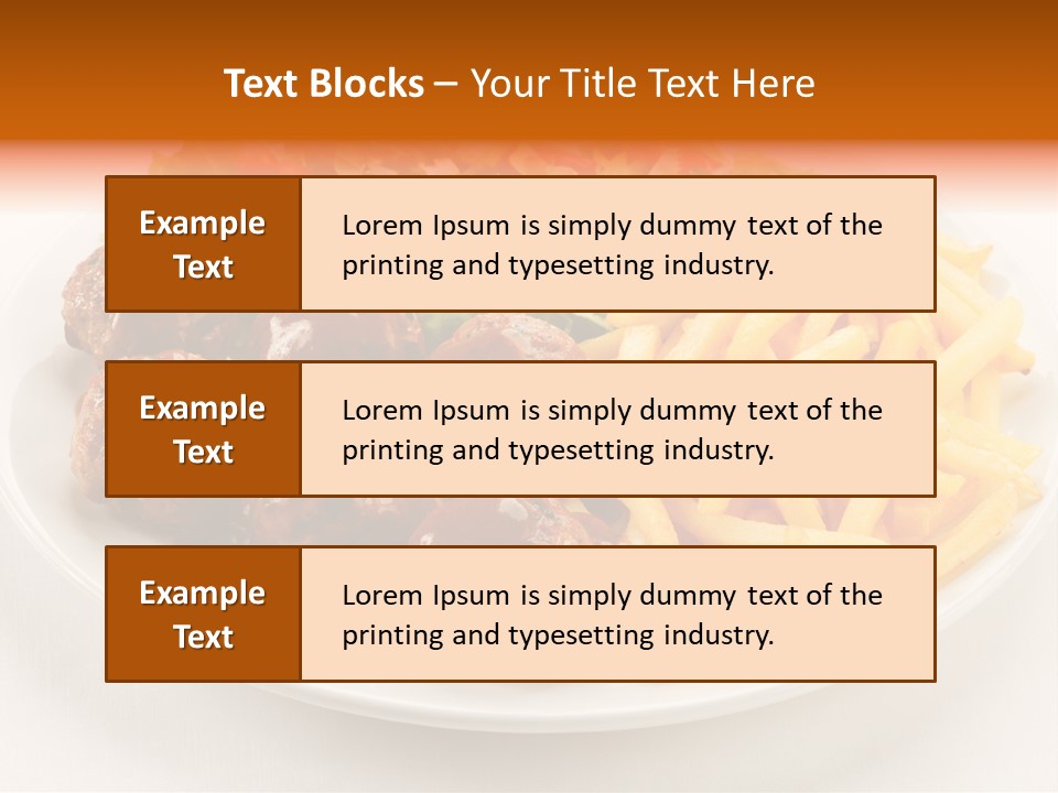 Beef Grilled Appetiser PowerPoint Template