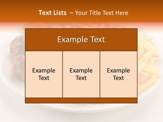 Beef Grilled Appetiser PowerPoint Template