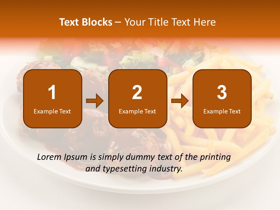 Beef Grilled Appetiser PowerPoint Template