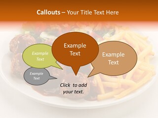 Beef Grilled Appetiser PowerPoint Template