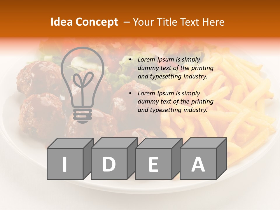 Beef Grilled Appetiser PowerPoint Template