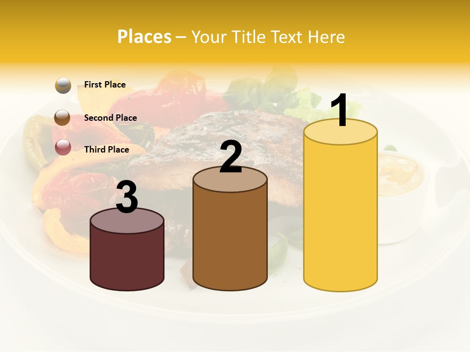 Cooked Diet Horizontal PowerPoint Template