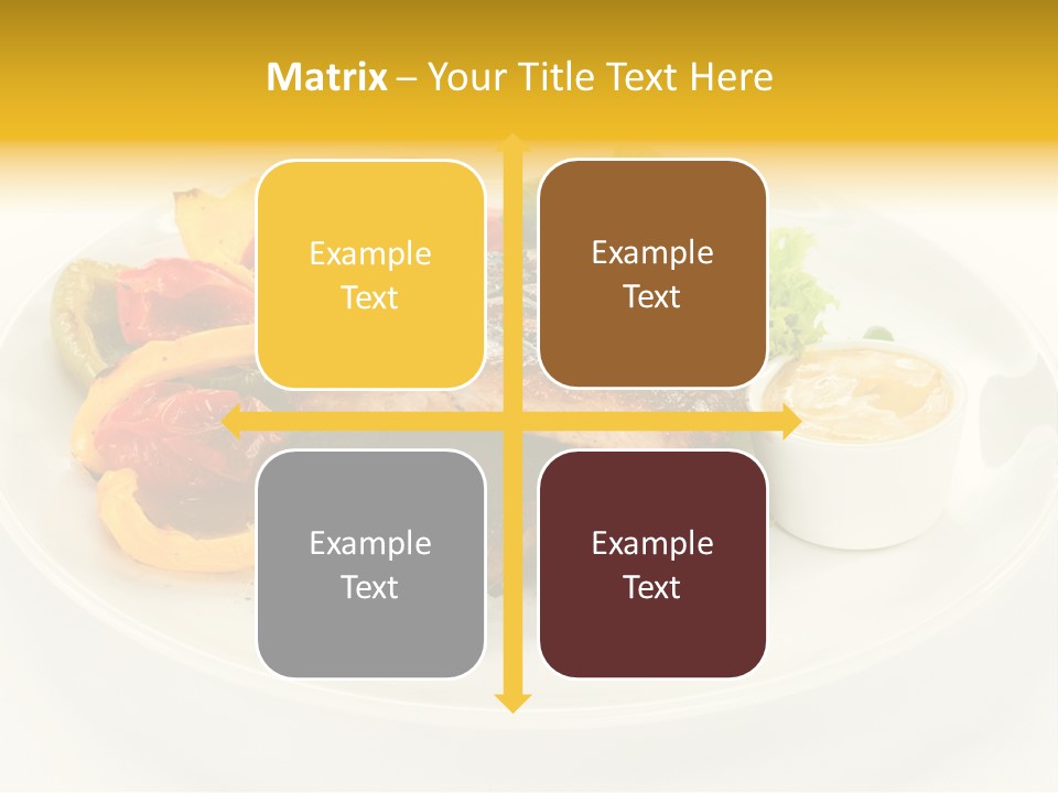 Cooked Diet Horizontal PowerPoint Template