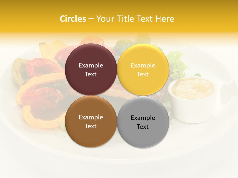Cooked Diet Horizontal PowerPoint Template