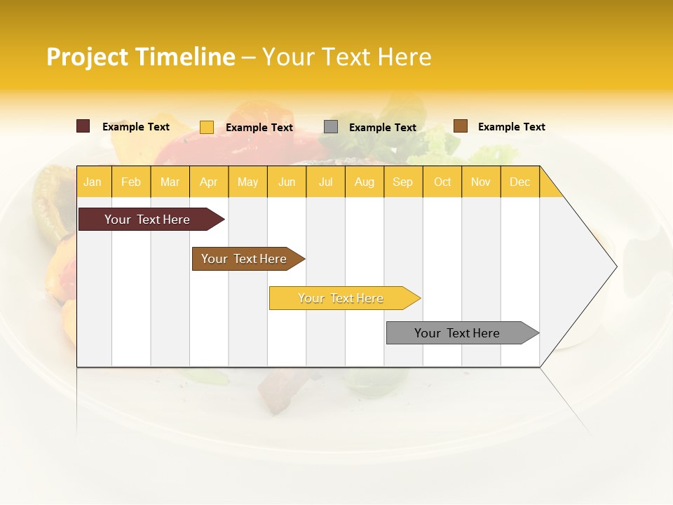 Cooked Diet Horizontal PowerPoint Template