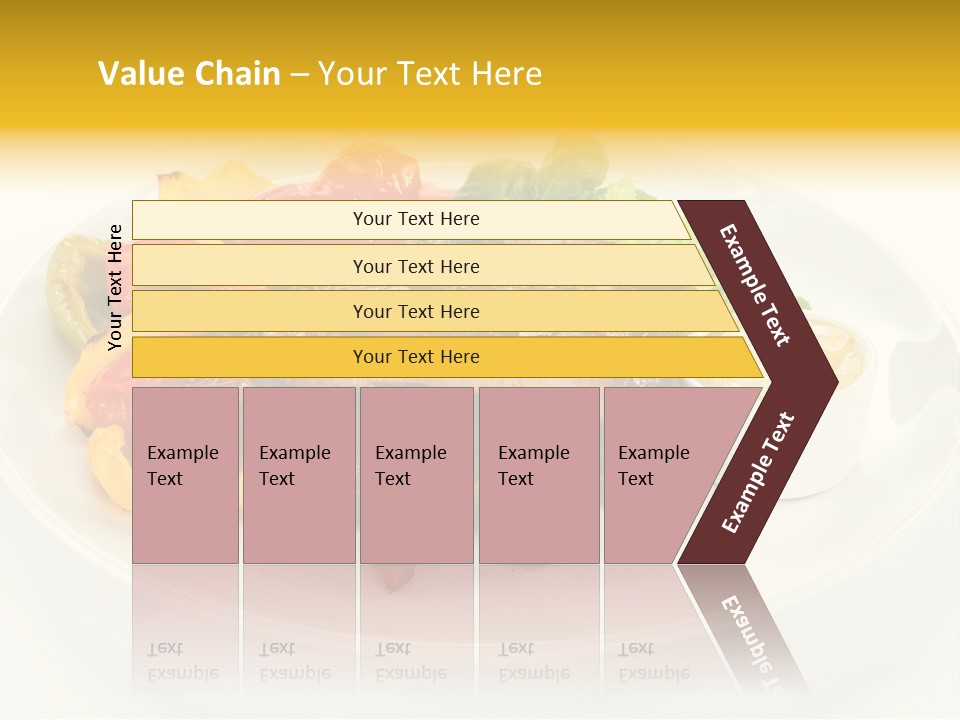 Cooked Diet Horizontal PowerPoint Template